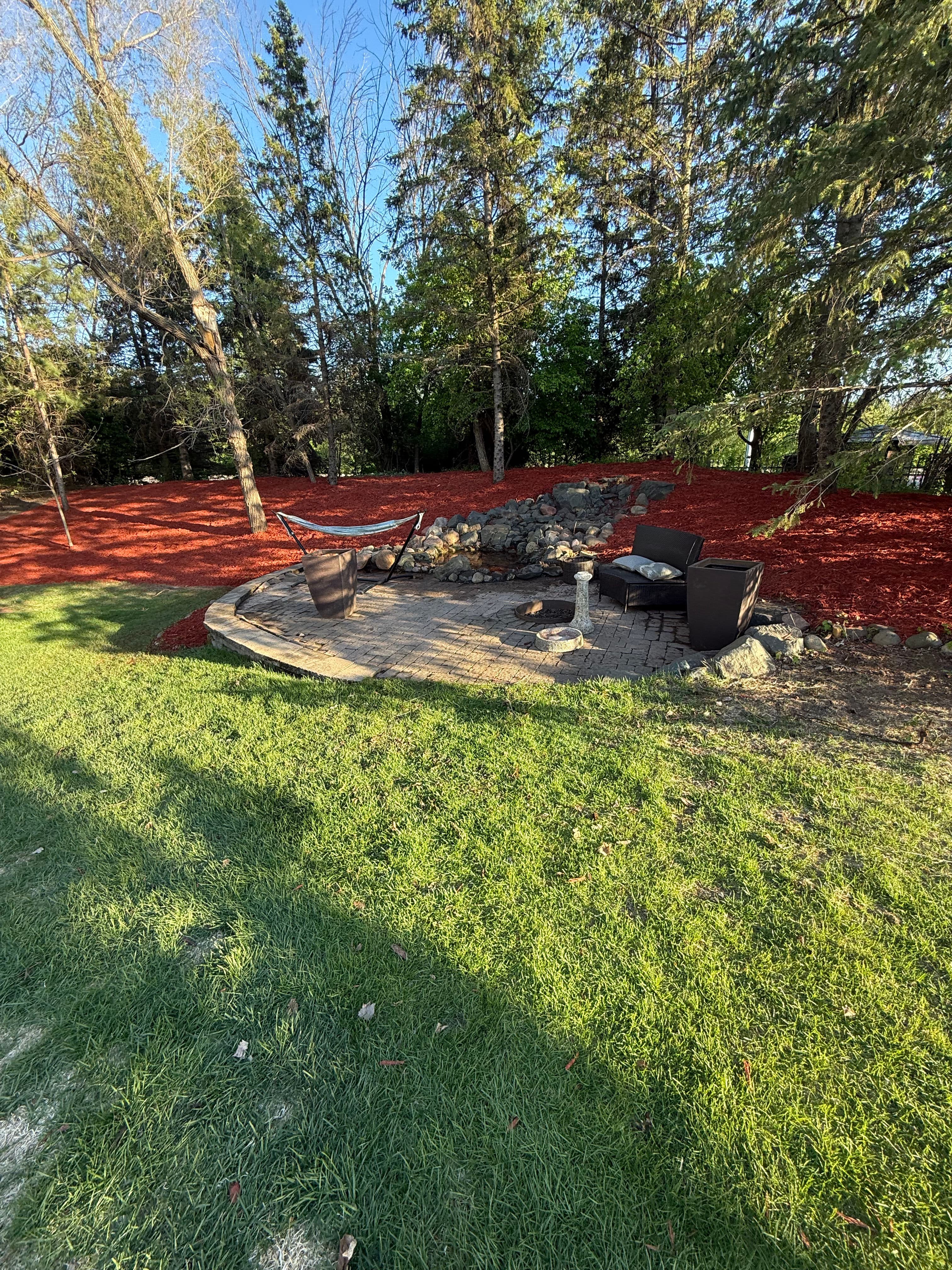 Project Buckthorn Removal, Fresh Mulch and Pond Cleanup in Eagan image