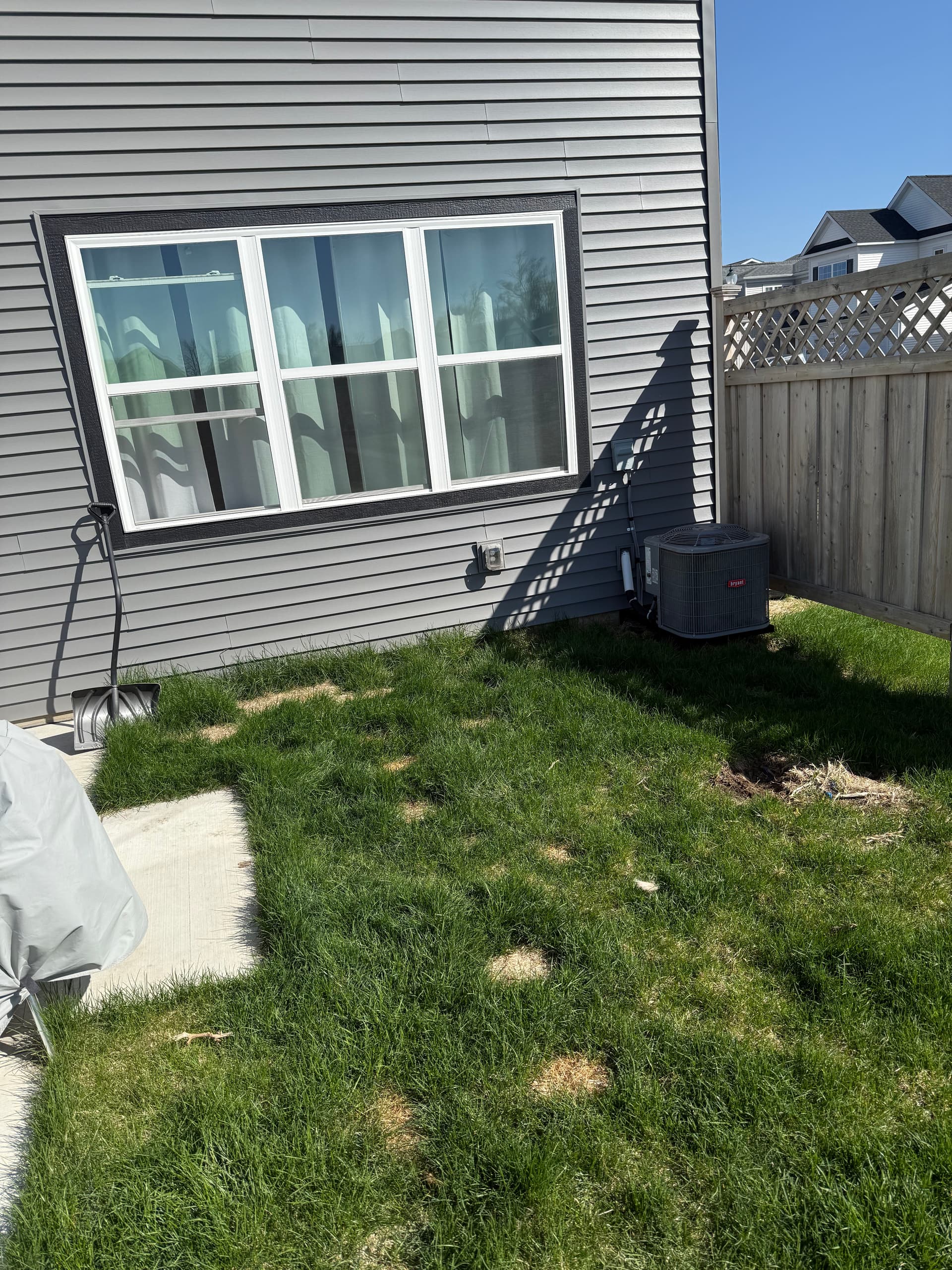 Gallery photos for Sod Removal and Rock Installation Along a Farmington Home: Image #1