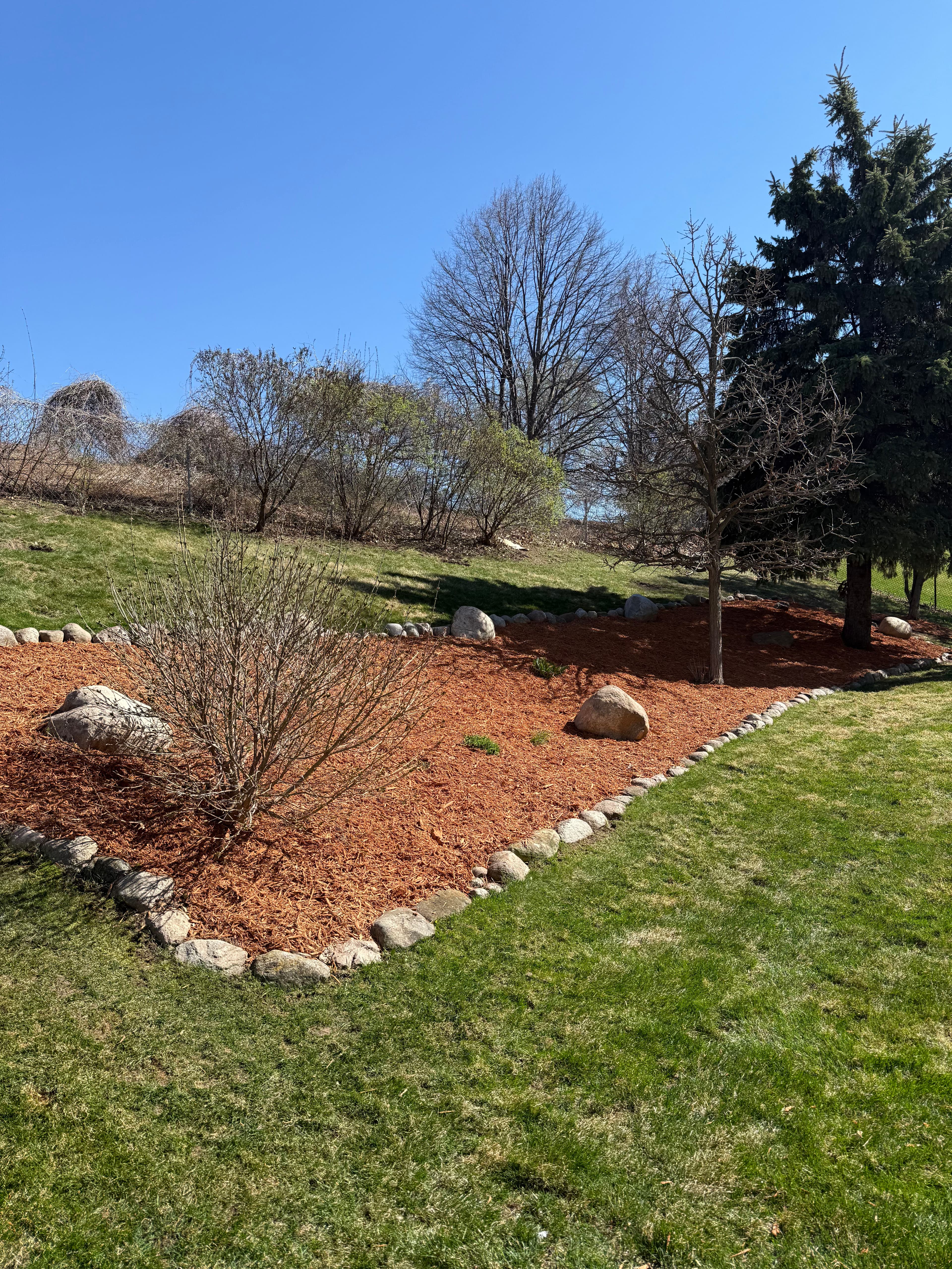 Project Fresh Mulch and Fabric Install in Eagan Minnesota image