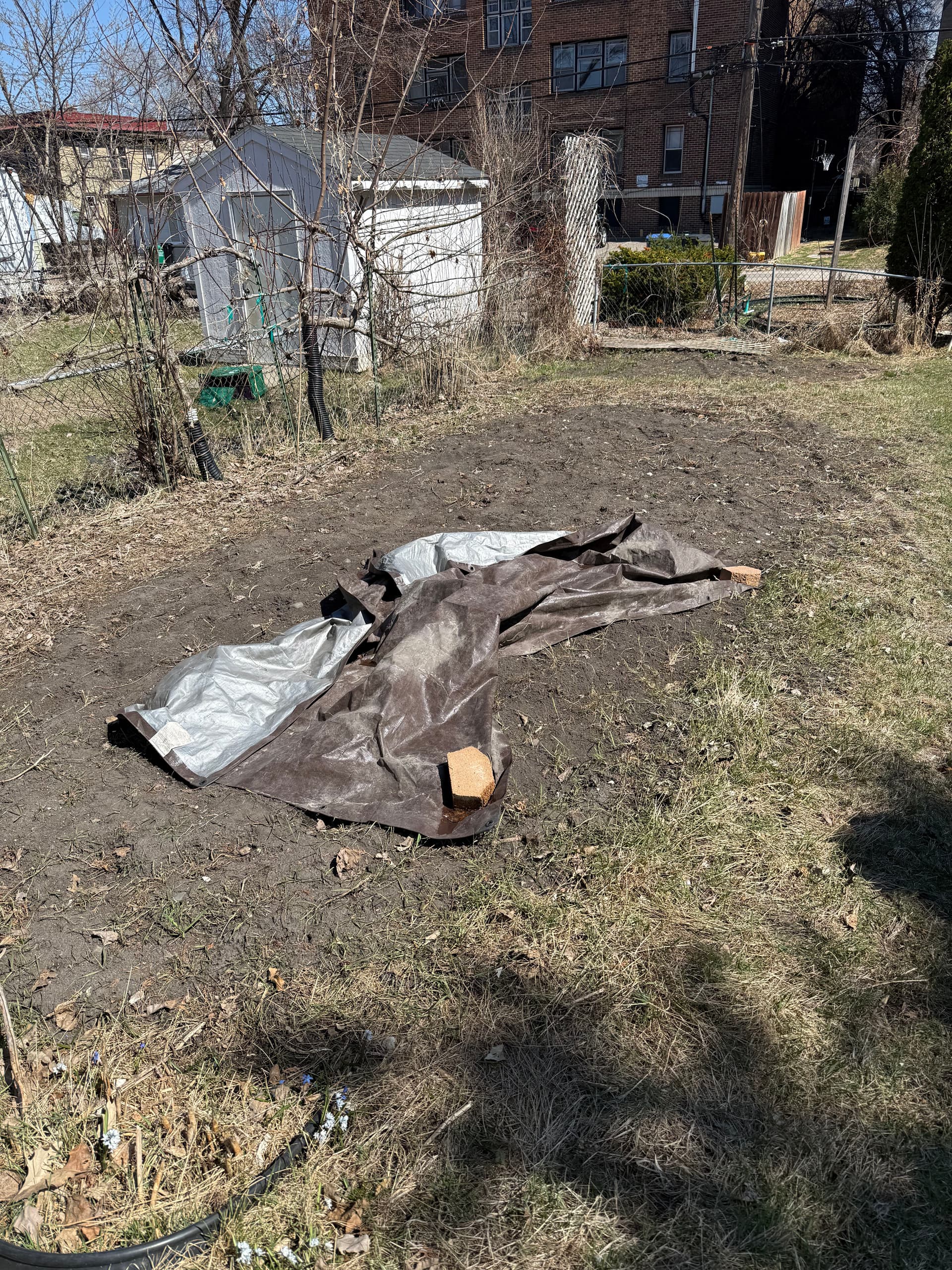 Gallery photos for Checker Pattern Paver Garden Build in Bloomington MN: Image #1