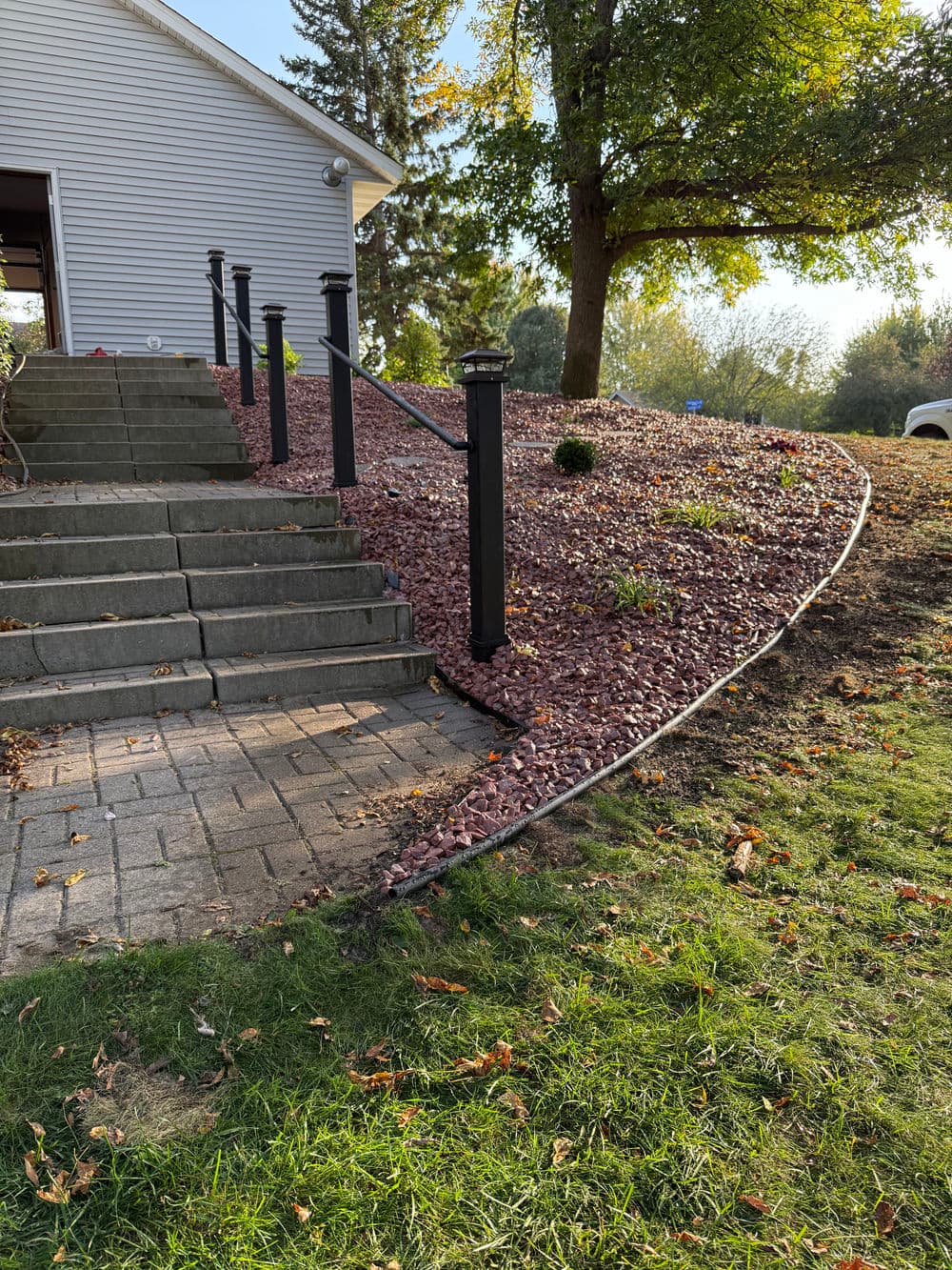 Mulch and Rock Installation Brings New Life to Local Landscapes