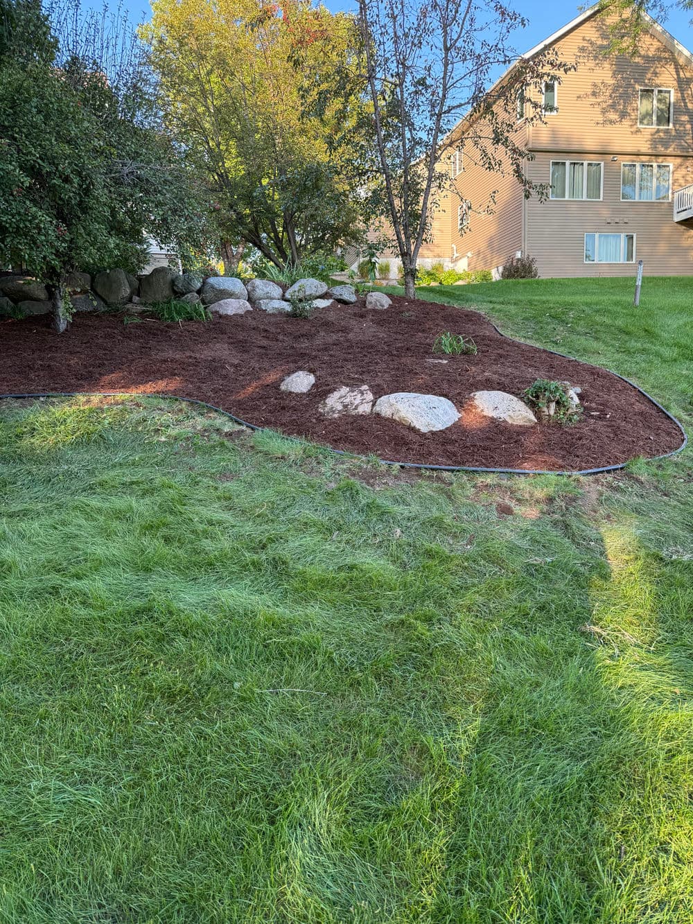 Project Mulch and Rock Installation Brings New Life to Local Landscapes image